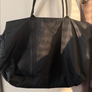 Banana Republic Large Weekended Black Tote Bag